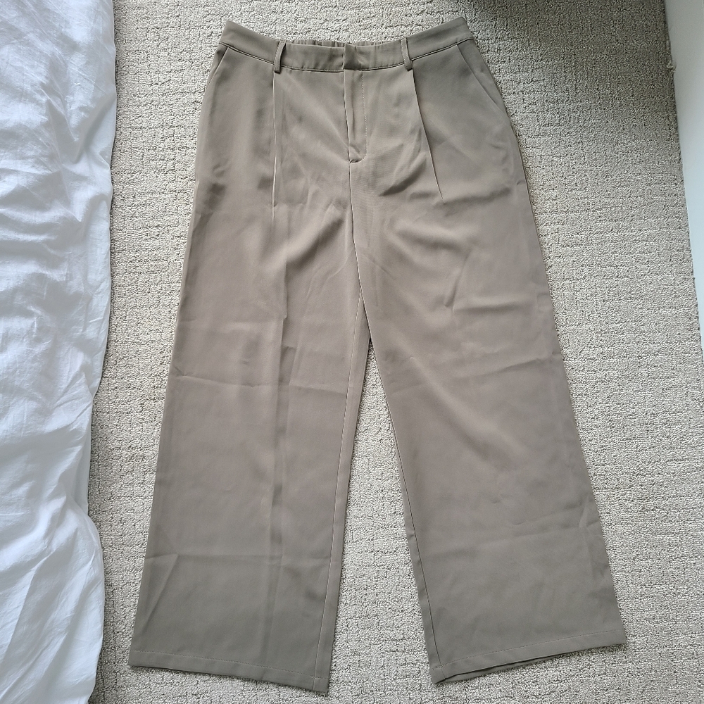 NWT High Waisted Wide Leg Pants, XL